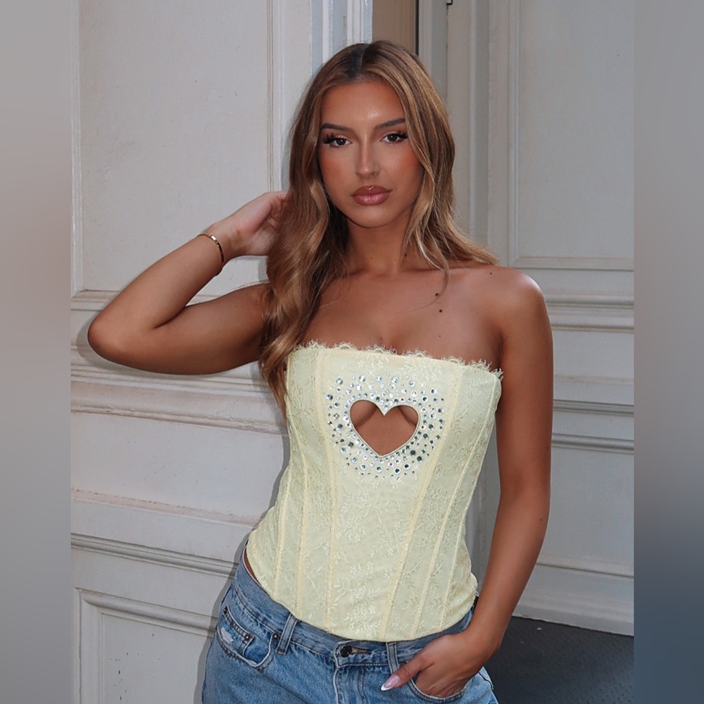 white fox corset